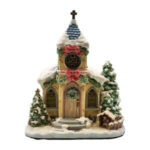 Hawthorne Village Precious Moments Holy Night Chapel Illuminated VTG 2001 Boxed